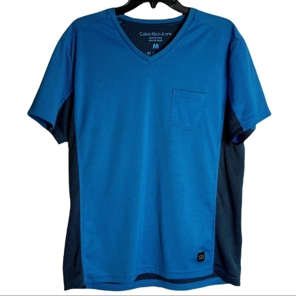 Calvin Klein Athletic Shirt Blue Size M